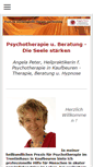 Mobile Screenshot of praxis-fuer-psychologische-therapie-und-beratung.com