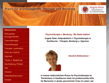 Tablet Screenshot of praxis-fuer-psychologische-therapie-und-beratung.com